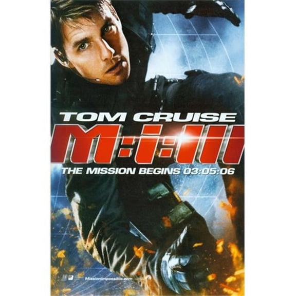 Mission Impossible III Movie Poster - 11 x 17 in.