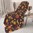thumbnail image 4 of Throw Blanket for Couch Sofa and Bed, Turkey Bird Super Soft Plush Throw Blanket, Fuzzy Cuteness Comfy Warm Washable Flannel Blanket & Throws for All Season 50"x40", 4 of 7