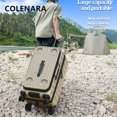 thumbnail image 2 of COLENARA-maleta de Camping de 26 "y 29 pulgadas, cubierta de carrito de PC de gran capacidad, estuche de verificación, artículos esenciales de viaje familiares, equipaje rodante, 2 of 4