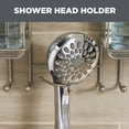 thumbnail image 4 of Better Homes & Gardens Expandable Steel over-the-Shower Caddy with 4 Shelves, Satin Nickel, 4 of 8