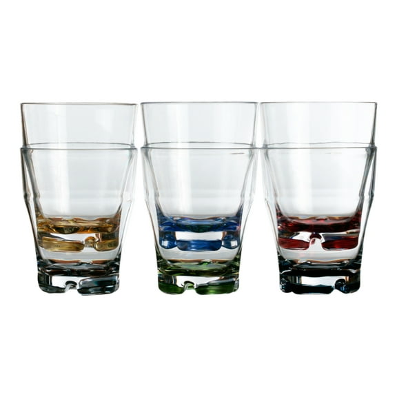Marine Business Party Stacking Water Glass Colors Base (Set of 6) - 16701 FO-4078