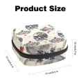 thumbnail image 2 of Sanitary Napkin Storage Bag for Girls Women, Portable First Period Pads Bag Tampons Holder Girls Travel Makeup Bag, Large Capacity Skull Playing Card Aesthetic Pattern, 2 of 6