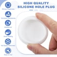thumbnail image 3 of Uxcell 6 Pcs Tapón de Silicona en Forma de T, Diámetro 51 mm/2.01 Pulgadas, Tapón de Silicona Reutilizable Impermeable, Tapón Redondo de Sellado para Equipos de Tuberías, Blanco, 3 of 7