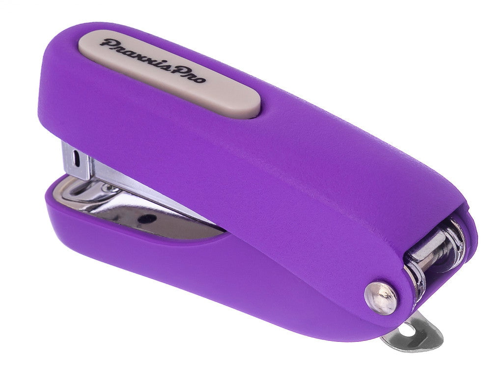 1pc Portable Purple Stapler Set For Students & Office Workers, Including  No.12 Stapler, Staples And Staple Remover