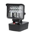 thumbnail image 4 of Luz de trabajo LED portátil para exteriores, 11 W, compatible con batería de litio Milwaukee M18 de 18 V., 4 of 14