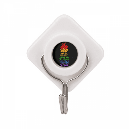 

PineFruit LGBT Rainbow Flag Quote Adhesive Wall Hooks Hanging Self Sticky