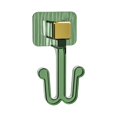 thumbnail image 2 of Organizador de zapatillas de baño, adhesivo autoadhesivo para pared, para desagüe. verde, 2 of 9