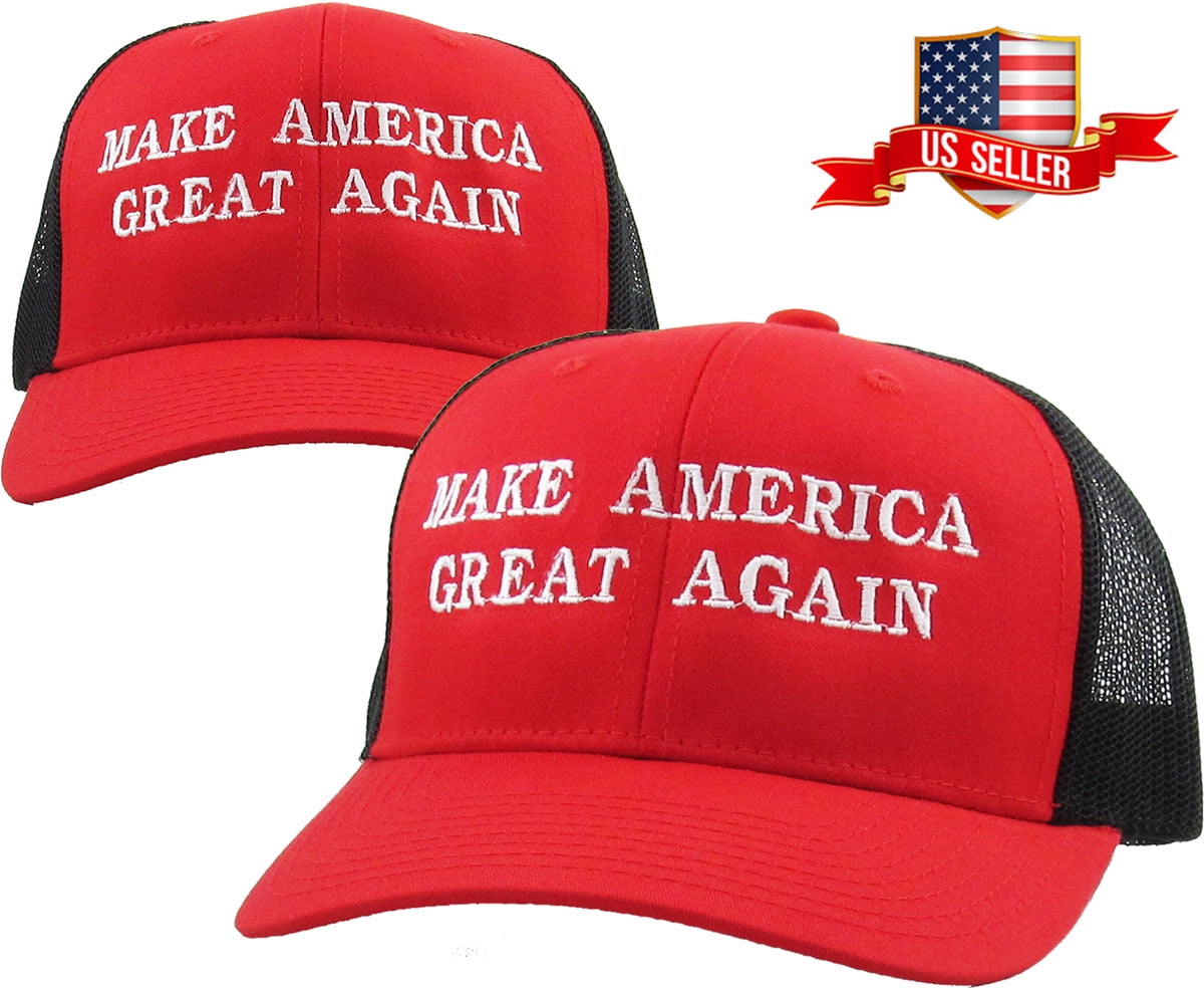 MAGA Hats Make America Great Again Donald Trump Slogan with USA Flag Cap Adjustable Baseball Hat for Men Women 