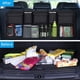 thumbnail image 2 of Organizador de maletero de coche negro (2-M), bolsa de almacenamiento, bolsa para maletero, bolsas impermeables con malla elástica resistente y velcro para SUV, 2 of 5