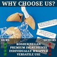 thumbnail image 6 of Fun Express Bible Verse Fortune Cookies, 50 pcs Individually Wrapped Bulk, Nourish Your Spirit, Feeding Faith and Unlock Wisdom with Fortune Cookies Bulk, 6 of 6