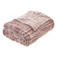 thumbnail image 1 of Posh Living Mayra 50" x 60" Polyester Fabric Throw in Blush Pink, 1 of 8