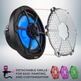 thumbnail image 2 of Altavoz para coche DS18 NXL-8M/BK 8" 375W RGB impermeable, 2 of 9