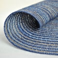 thumbnail image 2 of Contemporary Home Living Variegated Woven Round Placemats - 15" - Blue - Set of 6, 2 of 8
