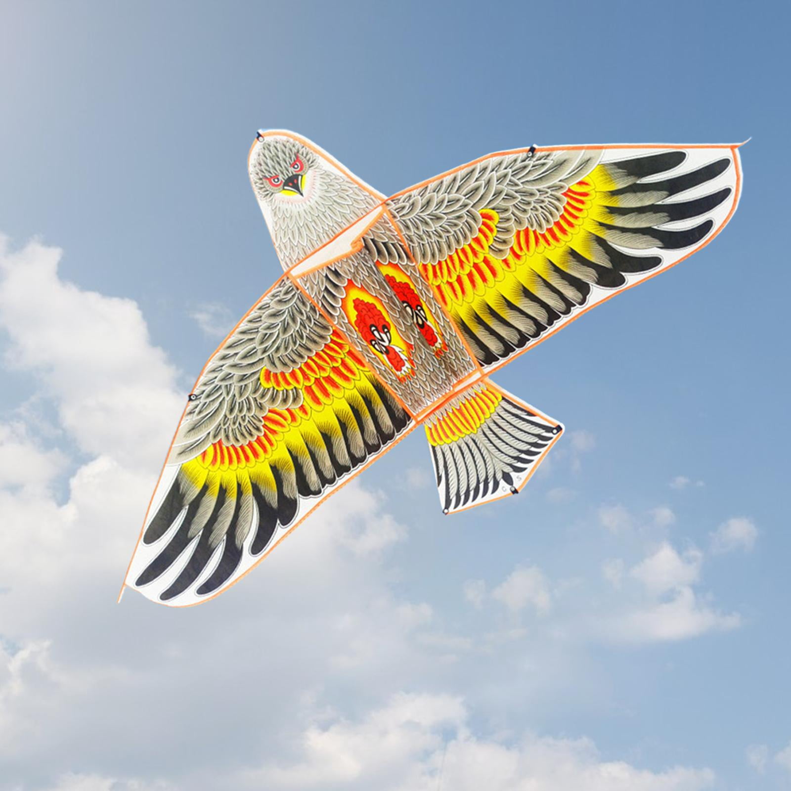 oshhnii Eagle Kite Animal Kite Beach Summer Single Line Kite With Yellow
