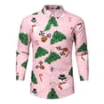 thumbnail image 1 of Pompotops Chemise de Noël Décontractée Mode Automne et Hiver pour Hommes Manches Longues en Solde, 1 of 3