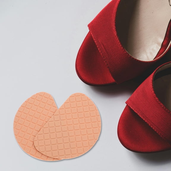 LOLIPPYY 1 Pair Khaki Sneaker Sole Grip Pads Non- Shoe Accessories Anti-Noise Bottom Pads