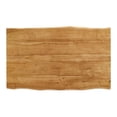 thumbnail image 5 of 60 Inch Dining Table, Black Natural, Wood, Rectangular, Kitchen Cafe Bistro Hospitality Restaurant, Modern Contemporary HB35896, 5 of 12