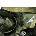 thumbnail image 5 of WREESH Men's Cargo Shorts Camouflage Shorts Casual Fashion Shorts with Multi-Pocket Button Zipper Short Pants Olive Green, 5 of 9