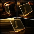 thumbnail image 4 of Acrylic Dry Erase Board with Light LED Note Board with Colors 7.8" Light up Acrylic Message Marker Board with Adjustable Stand Rewritable LED Acrylic Drawing Board with 7 Pens, 4 of 8