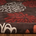 thumbnail image 3 of Linon Home Decor Trio Area Rug Collection, Chocolate and Garnet, 1.83' x 2.83', 3 of 3