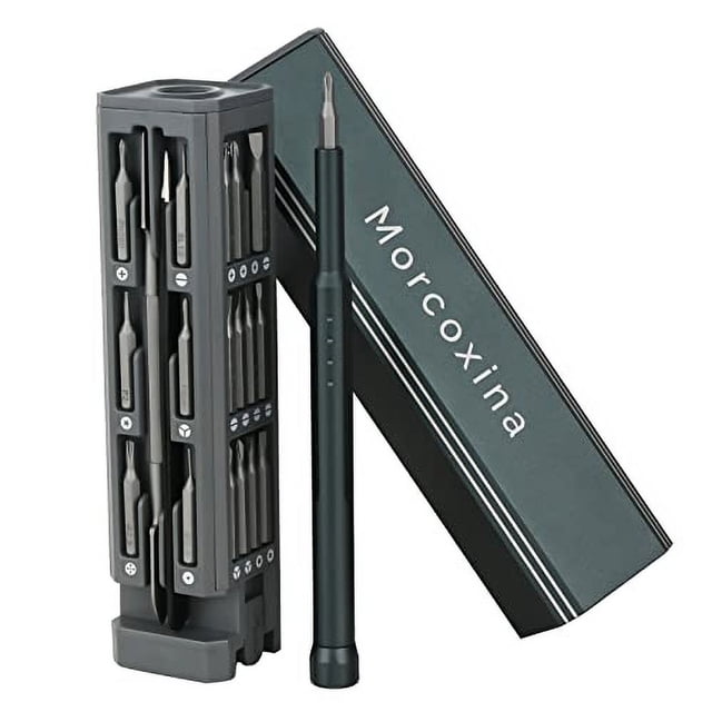 Juego de Destornilladores de Precisión Morcoxina, 46 en 1, Kit de Destornillador Multifunción, Juego de Herramientas de Precisión para Reparación Electrónica, Computadoras, Gafas, Teléfonos y Relojes