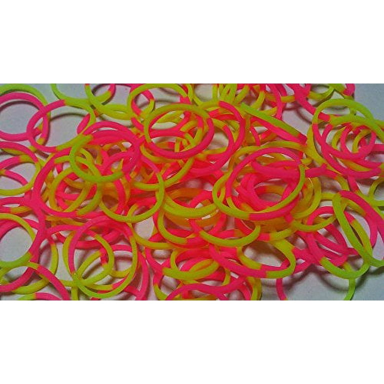 Rainbow Loom Yellow & Pink Two-Tone Rubber Bands Refill Pack (300 ct)