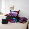 thumbnail image 4 of Erosebridal Axolotl Comforter Set Queen 7 Pcs Cute Cartoon Salamander Kawaii Ocean Sealife Bedding Set Reptile Animal Sea Underwater World Bed in a Bag with Comforter,Sheets, 4 of 5