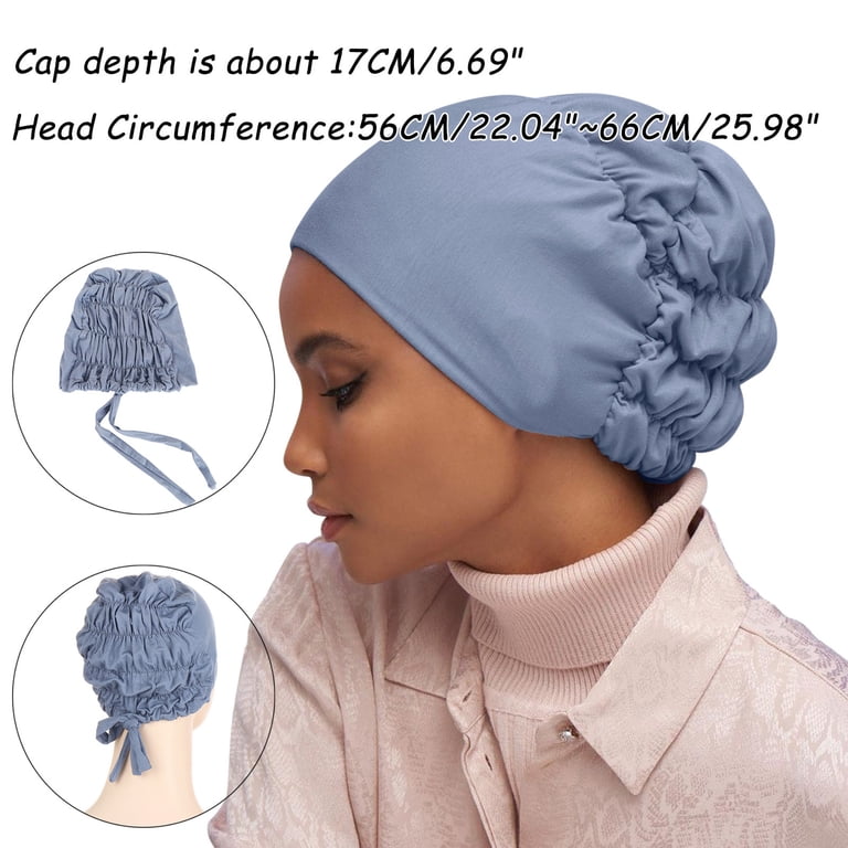 IDALL Beanie Skull Cap Womens Reversible Adjustable Beading  display picture 2