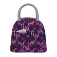 thumbnail image 1 of Honeii Sac à Lunch Isolé Imprimé Attrape-Rêves Violet Réutilisable avec Poche pour Travail Pique-Nique Voyage, 1 of 6