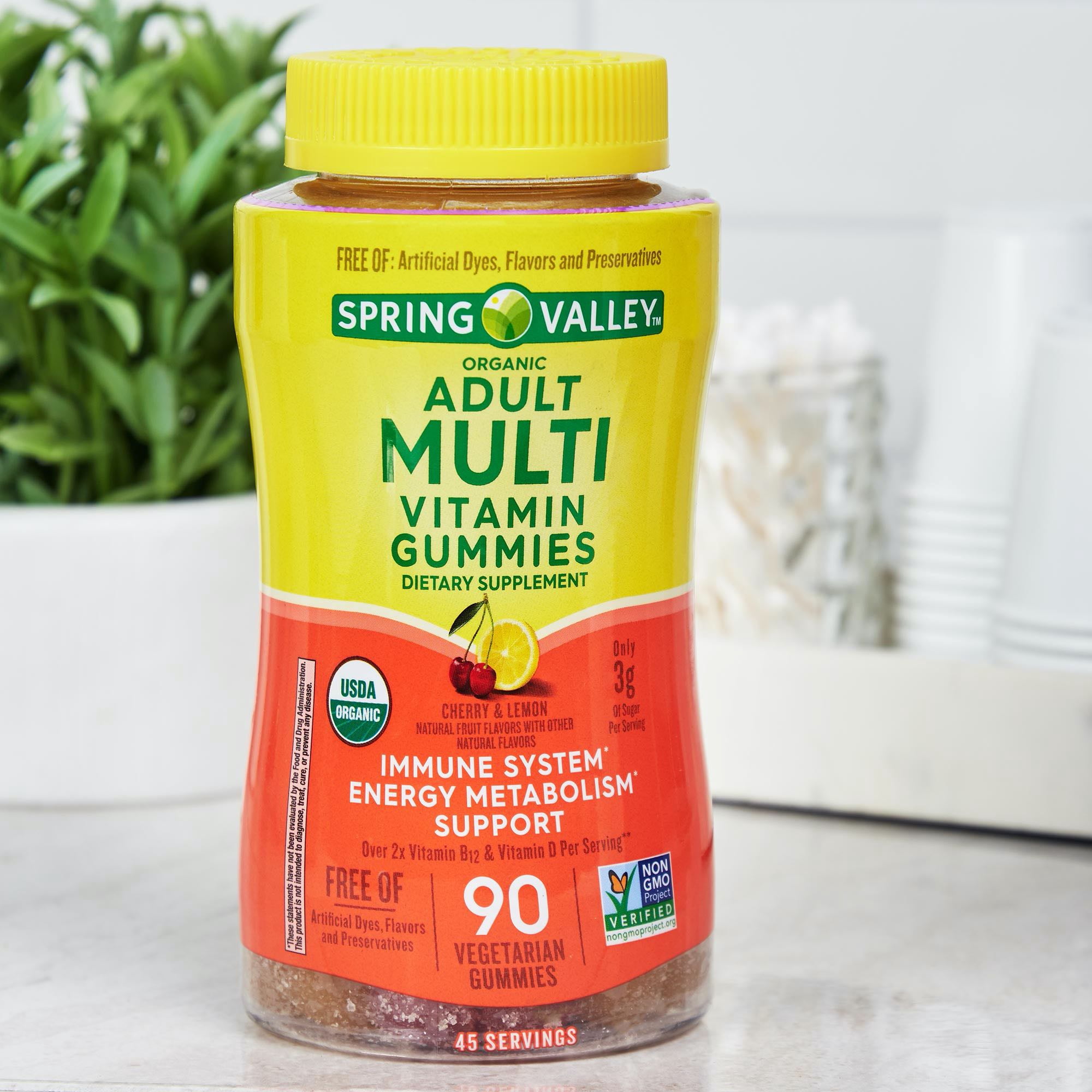 SV ORG WOM MULTI VEG GUMMY 90