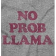 thumbnail image 2 of No Problama Llama Alpaca Cute Funny Romper Boys or Girls Infant Baby Brisco Brands 18M, 2 of 6