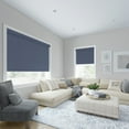thumbnail image 2 of LEVOLOR Custom Expressions Collection, Cordless Room Darkening Roller Shade, Blue, 31 1/4" Width x 48" Length, 2 of 9