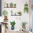 thumbnail image 4 of Farcauo Plant Wall Decals Peel and Stick Wall Stickers & Murals Plant Wall Stickers for Bedroom Living Room Bathroom Kitchen Plant Wall Decals Art Decor for Wall Boho Decorative Wall Stickers, 4 of 5