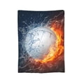 thumbnail image 2 of Volleyball Ball Throw Blanket Fun Super Soft Warm 50x40, 2 of 6