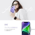 thumbnail image 6 of for iPhone 14/13 Case, [Support Wireless Charging] Soft Silicone Slim Anti-Scratch Case for iPhone 14/13 6.1 inch, Purple, 6 of 13