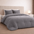 thumbnail image 1 of ALVANA Set de Edredón 3 Piezas Acolchado Extra Grande Hipoalergénico Relleno Suave de Microfibra Down Alternative Ideal para Todo el Año Uso como Edredón o para Funda Duvet, 1 of 6