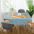 thumbnail image 6 of BZSMCE Square Tablecloth Shrimp Pattern Pattern Tableclothes, 6 of 9