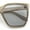 All Grey, variant on Womens Metal Brow Oversized High Temple Rectangle Plastic Sunglasses All Grey