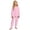 Hot Pink, variant on Girls Sketching Art Activity Wear Playful Hand Drawn Doodle Outfit Comfortable Hoodie and Pants Set, Girls Clothing Sets