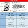 thumbnail image 6 of Monfince 4 Pcs/Sets Warm Small Dog Snow Boots, Pet Dog Casual Shoes Slip-resistant Waterproof Shoes Teddy Dog Shoe For Small Medium Dog, 5 Size, 6 of 9