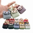 thumbnail image 5 of Cute Animal Keychain Owl Coin Purse Keychain Leather Car Key Holder with Mini Coin Purse for Women Girl Christmas Gift, 5 of 10