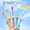 thumbnail image 1 of Lindo cepillo de dientes de cerdas suaves de dibujos animados color caramelo Cepillo de dientes de cerdas finas para uso doméstico para estudiantes y adultos Paquete individual de cepillo de dientes, 1 of 3