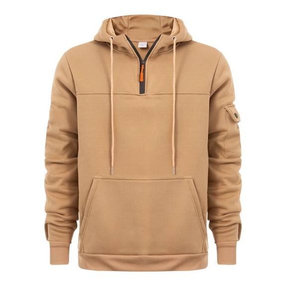 Akiihool Sweatshirts Men Men's Oversized Graphic Print Hoodie Long Sleeve Heavyweight Sweatshirt (Coffee,L)
