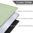 thumbnail image 4 of Picnic Blanket Waterproof 80"x60" Large Outdoor Foldable Green Geometry Thicker Machine Washable Beach Blanket Waterproof Picnic Mat Portable for Picnics, Camping, 4 of 6