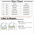 thumbnail image 3 of Lovskoo Womens Plus Bra Comfortable Bra Wireless Bra Full Figure Bra Push Up Bra Unlined Leopard Print Fashion Printing Comfortable Hollow Out No Rims Gold, 3 of 4