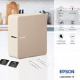 thumbnail image 3 of Impresora portátil de etiquetas LABELWORKS Epson LW-C610PX Premium con Bluetooth: crea etiquetas adhesivas para organizaciones y pequeñas empresas. Compatible con cintas de diseño y aplicaciones., 3 of 5
