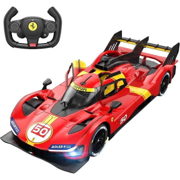 RASTAR RC Car 1/14 Scale 2.4Ghz Ferrari 499P #50 Le Mans Champion Racing Radio Remote Control R/C Toy Car Model Vehicle