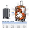 thumbnail image 5 of Goofa Various Pumpkins Leopard Orange White Pattern Luggage Covers For Suitcase,Suitcase Cover Protector Fit 18-32 Inch Luggage-X-Large, 5 of 9