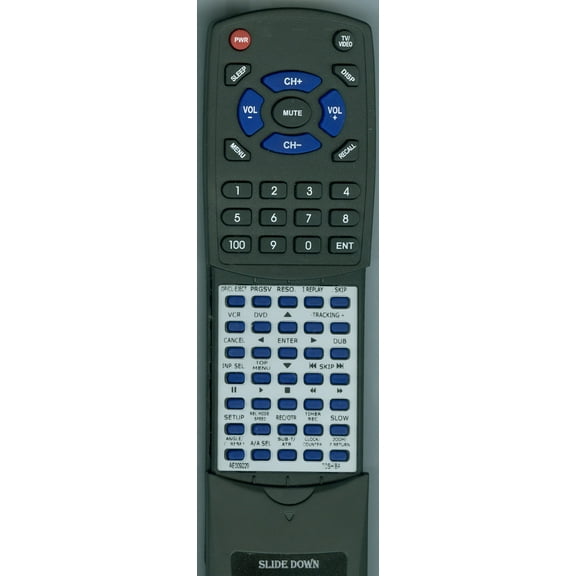 Replacement Remote for TOSHIBA DVR600, AE009229, SER0270, RTAE009229, DVR600KU