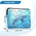 thumbnail image 3 of Laptop Inner Case 13.4x10.2In Laptop Case Is Suitable For 13-14In Laptop For Work Travel Outdoors Blue Dolphin Pattern, 3 of 7